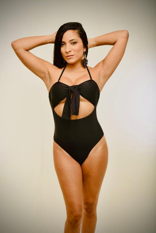 Black Slimming Swim Suite