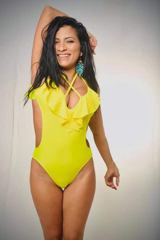 Yellow ruffle