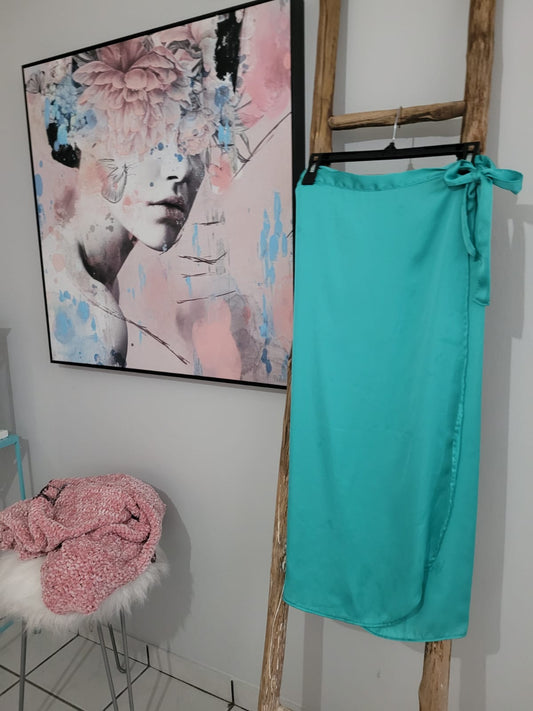 Aqua skirt